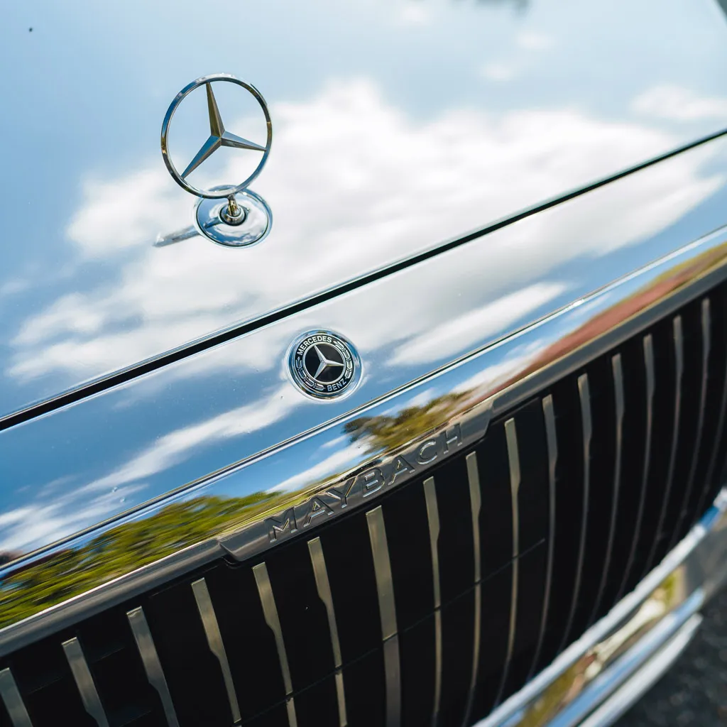 Silver ‘Kanye Maybach’ Full Chrome 2022 Mercedes-Benz S580, photo 8 for wedding car rental in Dauphin County, PA Silver ‘Kanye Maybach’ Full Chrome 2022 Mercedes-Benz S580, photo 8 for wedding car rental in Dauphin County, PA