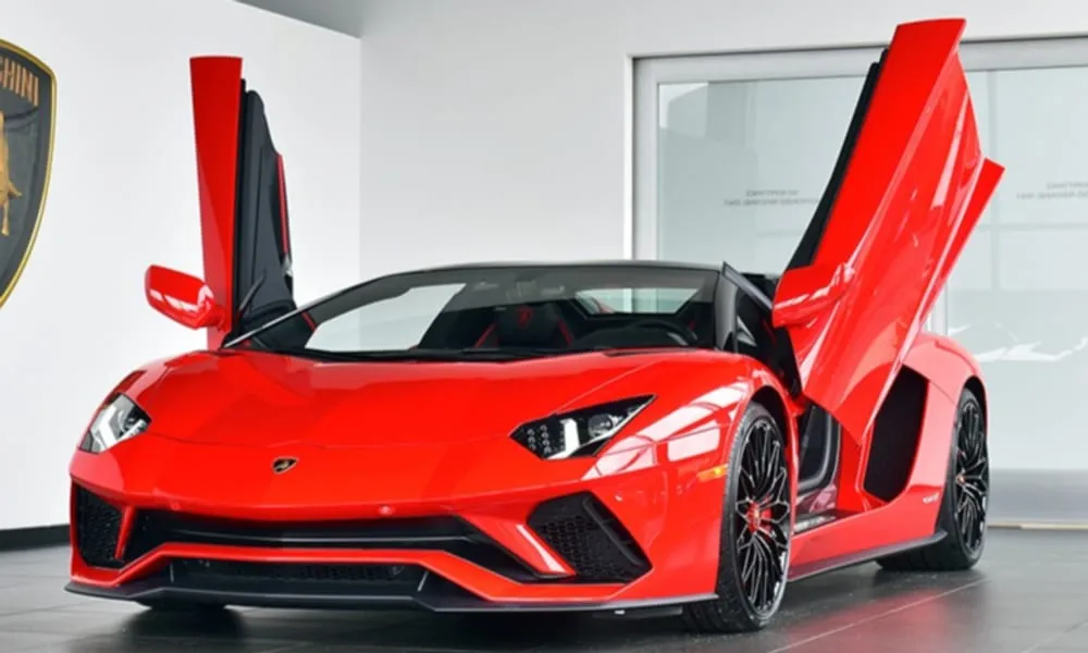 Red-painted Lamborghini Aventador S ready for booking