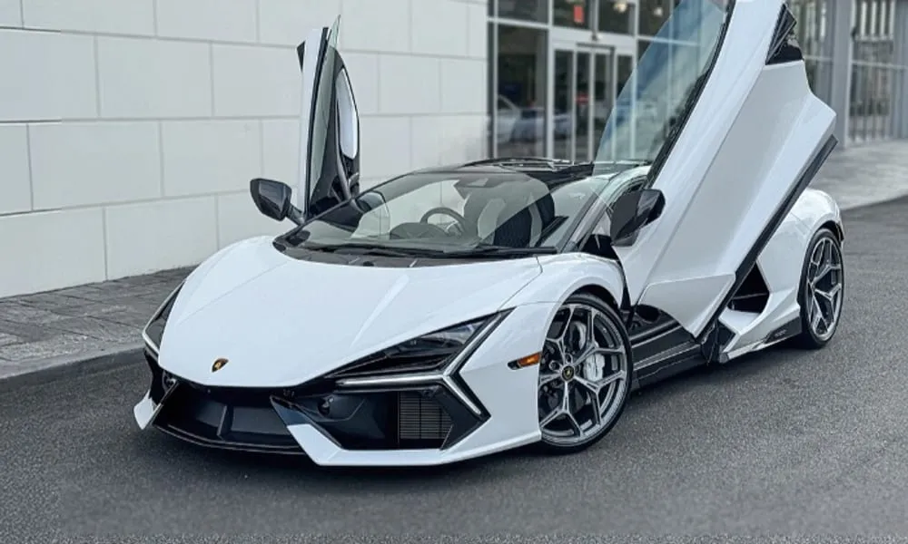 White-painted Lamborghini Revuelto ready for booking
