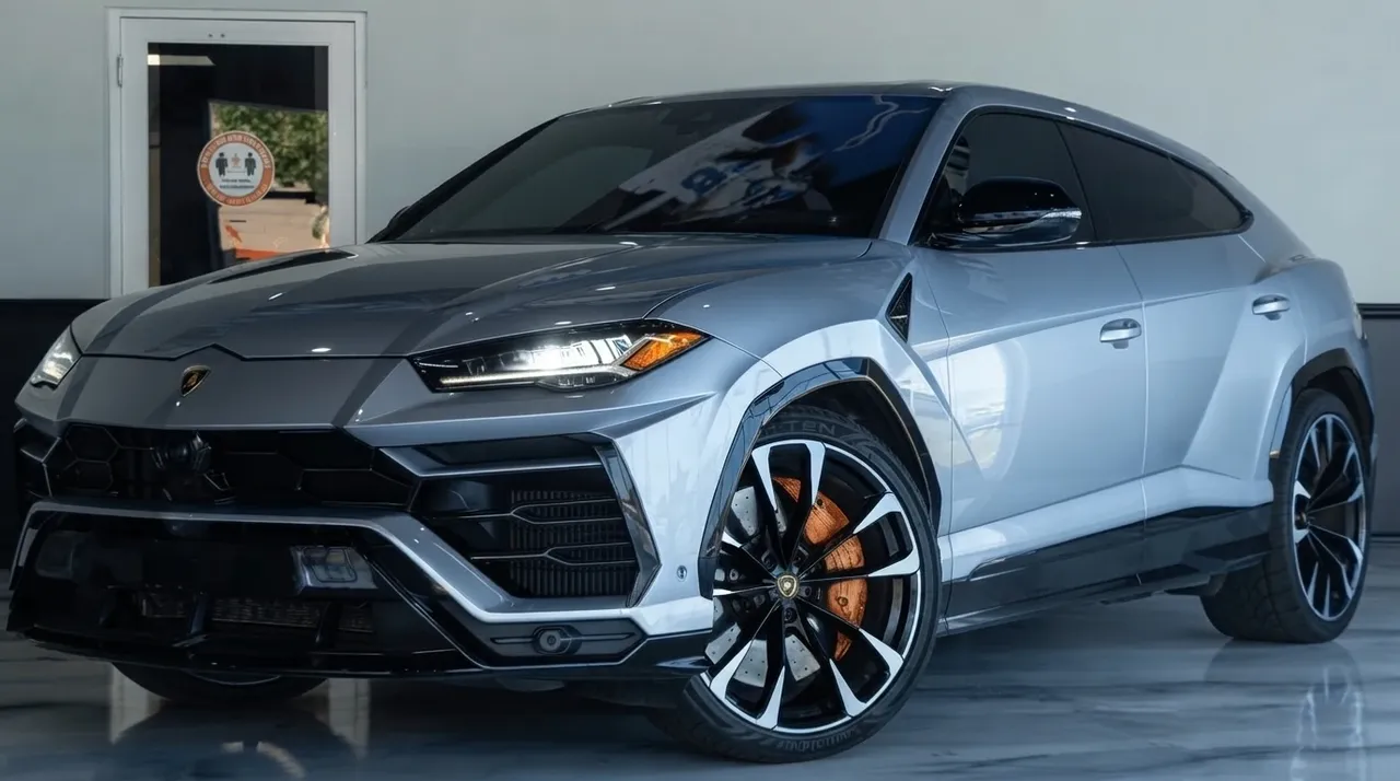 Silver-painted Lamborghini Urus ready for booking