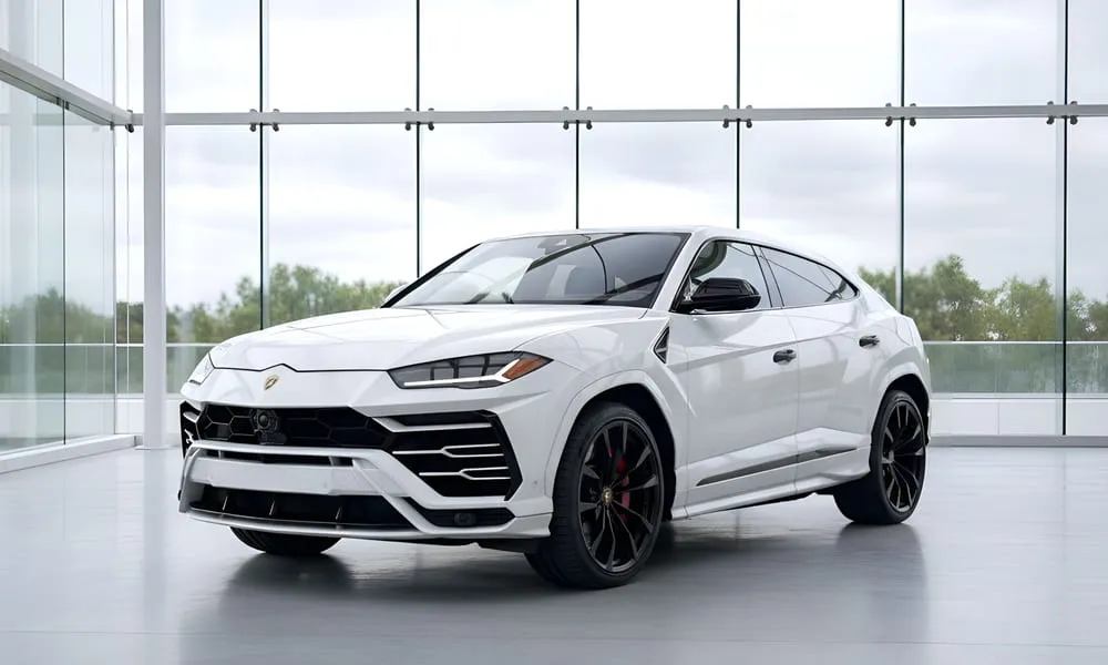 Blue-painted Lamborghini Urus [9]