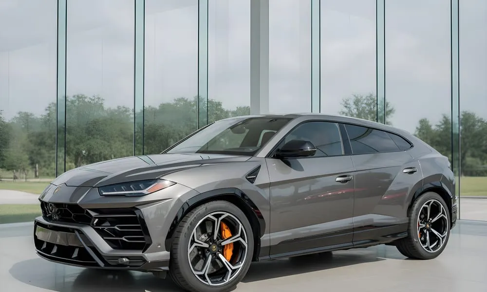 Blue-painted Lamborghini Urus [10]