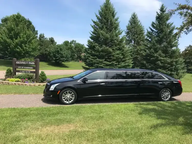 Black Lincoln MKT Limousine for limo rental