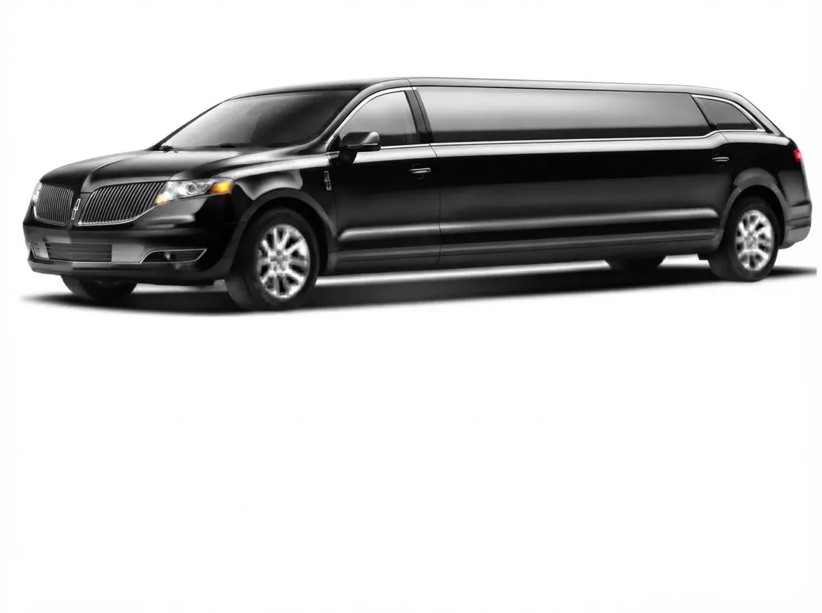 Black-painted Lincoln MKT Limousine ready for booking