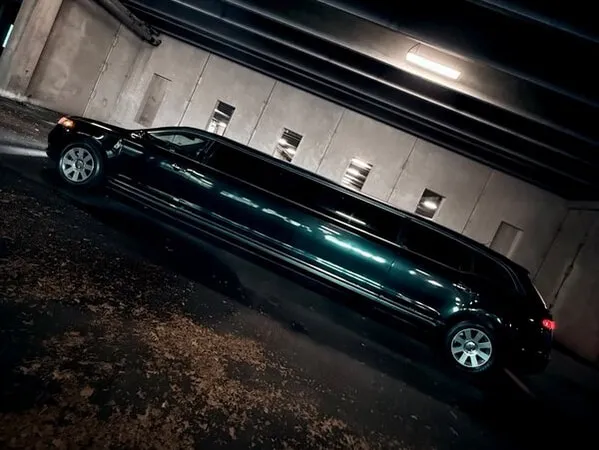 Black-painted Lincoln MKT Limousine ready for booking