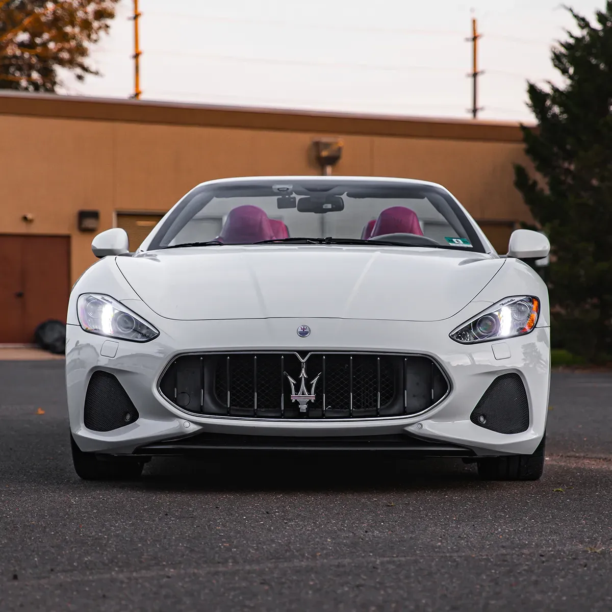 Maserati Granturismo Convertible for wedding car rental in Luzerne County, PA