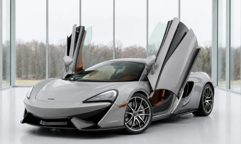 Silver-painted McLaren 570S ready for booking