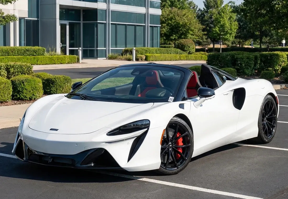McLaren Artura for wedding car rental in Suffolk County, NY