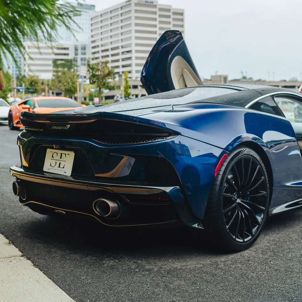 McLaren GT Aurora Blue, photo 10 for wedding car rental in Rockville, MD