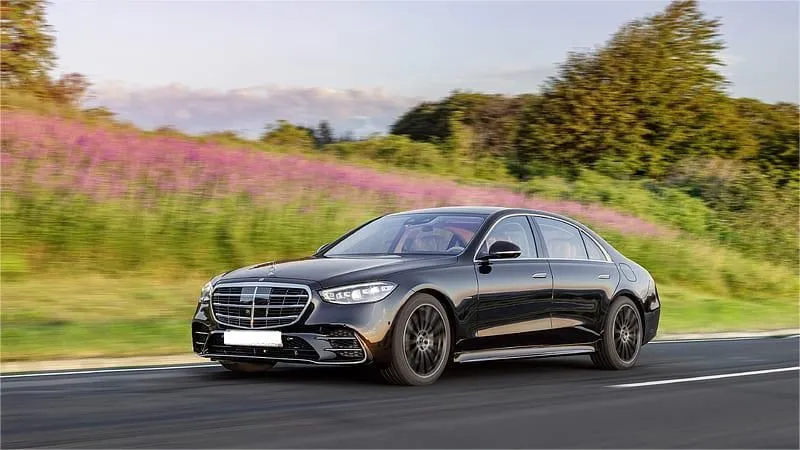 Mercedes-Benz S-Class Luxury Sedan for wedding car rental in Los Angeles, CA