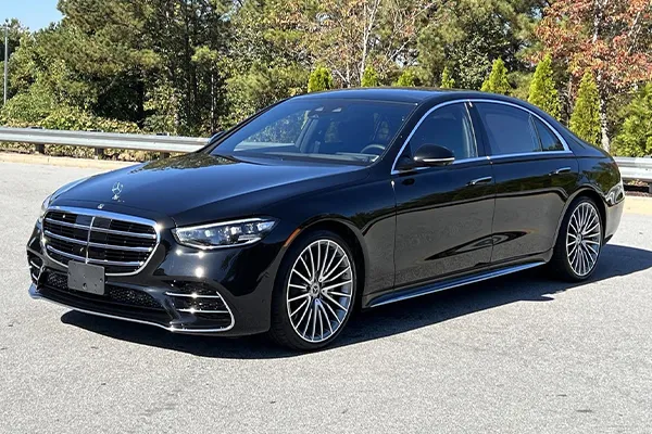 Mercedes-Benz S580 Sedan for wedding car rental in Estero, FL