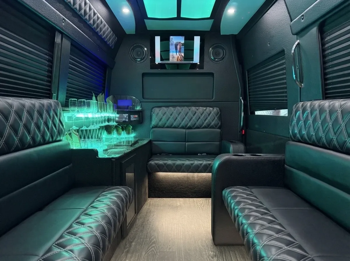 Black-painted Mercedes-Benz Sprinter Limousine [3]