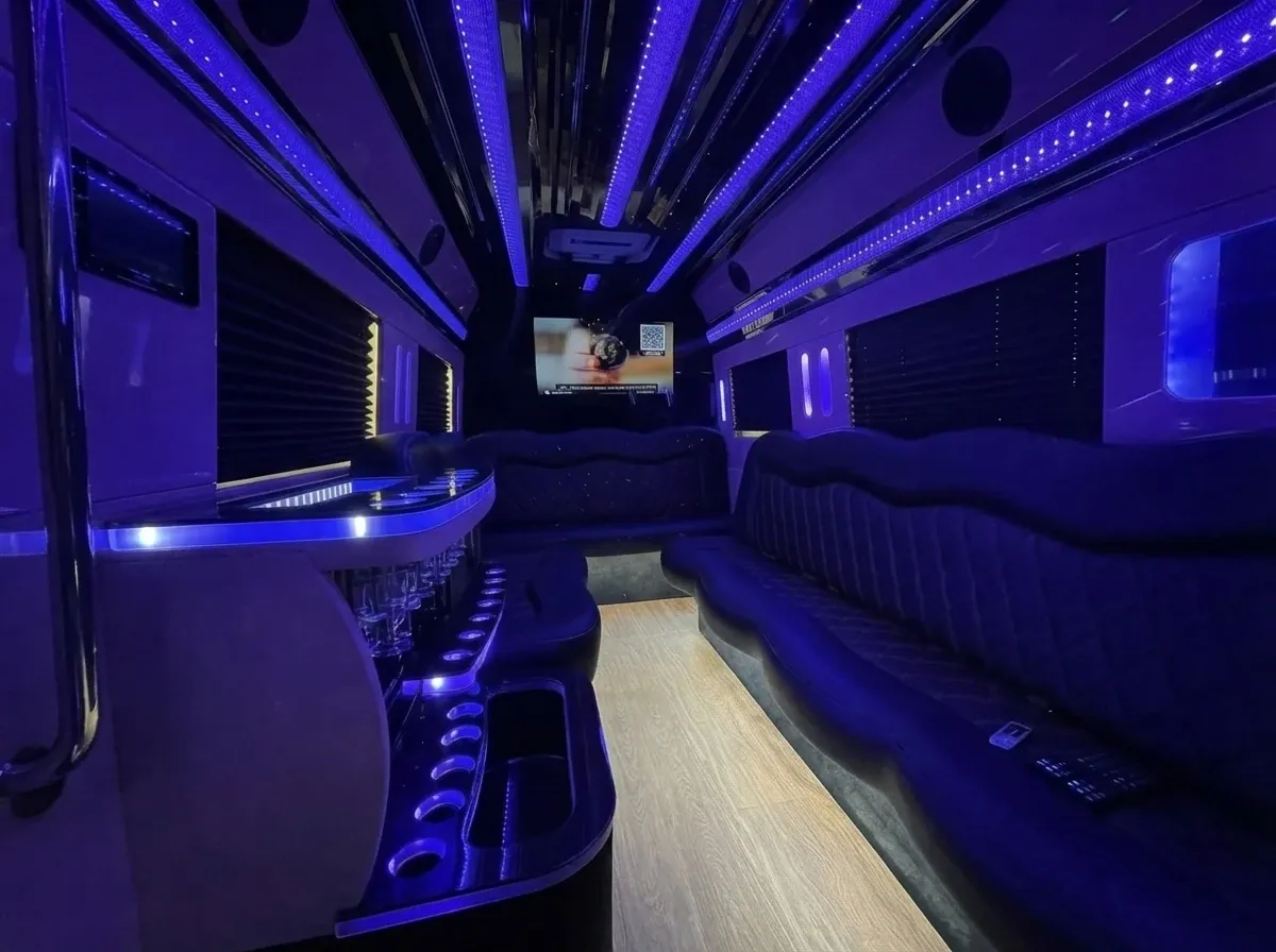 Black-painted Mercedes-Benz Sprinter Limousine [3]