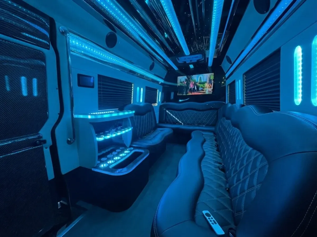 Black-painted Mercedes-Benz Sprinter Limousine [2]