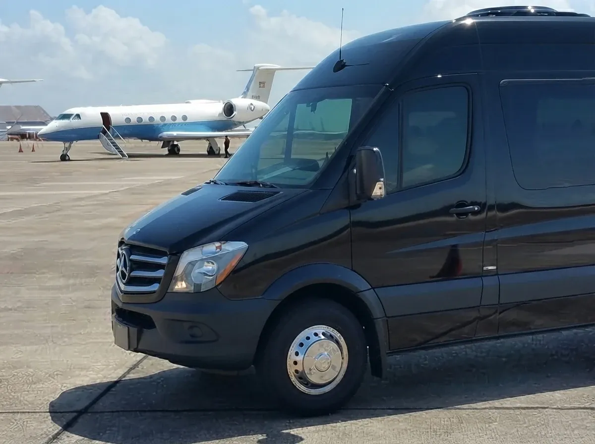 Black-painted Mercedes-Benz Sprinter Limousine [6]