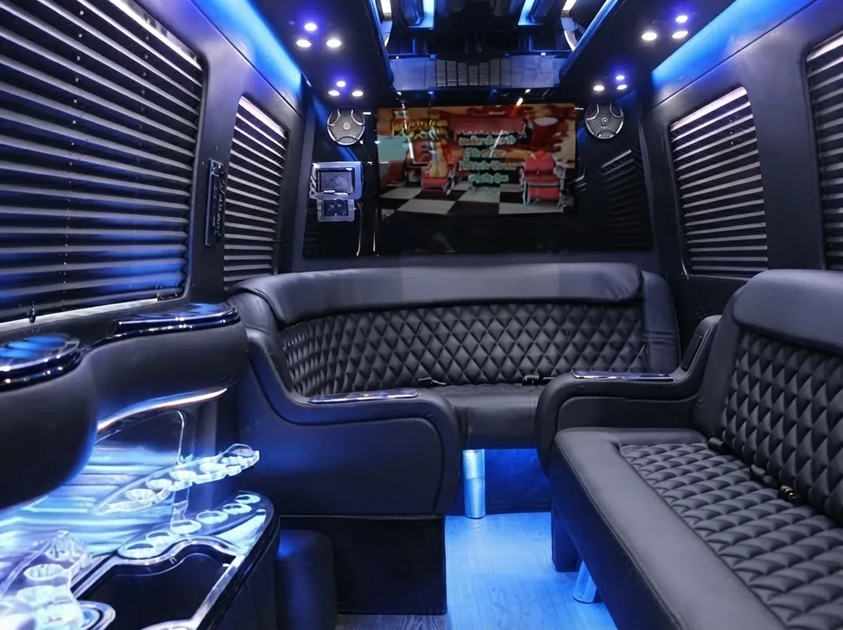 Black-painted Mercedes-Benz Sprinter Limousine [2]