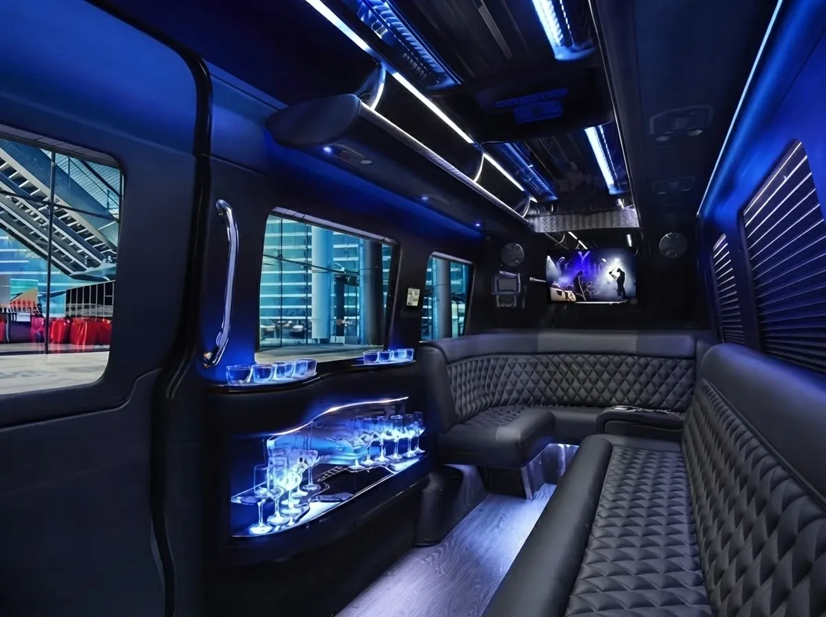 Black-painted Mercedes-Benz Sprinter Limousine [3]