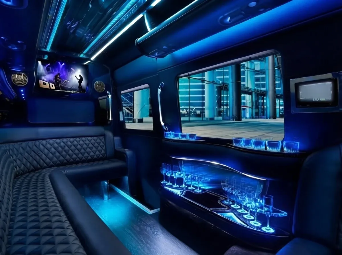 Black-painted Mercedes-Benz Sprinter Limousine [4]