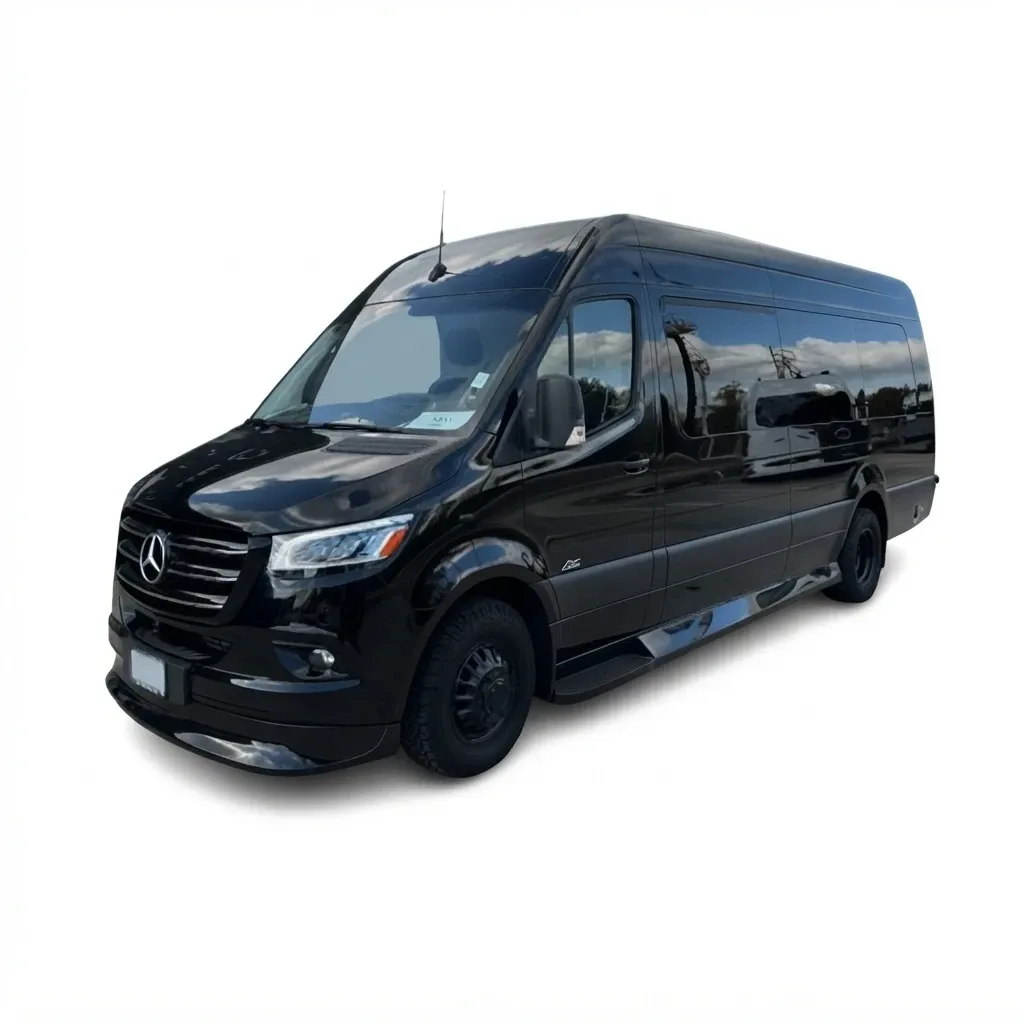 Mercedes-Benz Sprinter Limousine Van ready for booking