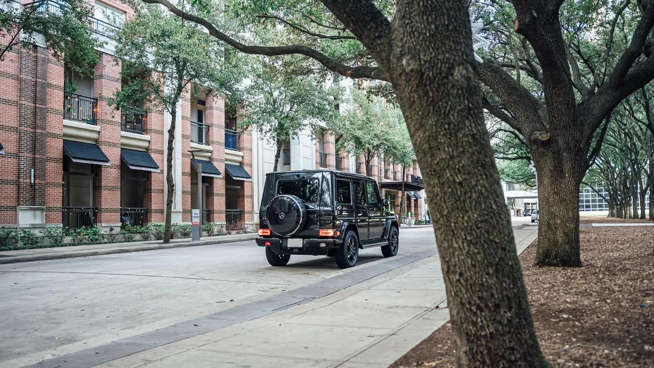 Black-painted Mercedes G 550 [6]