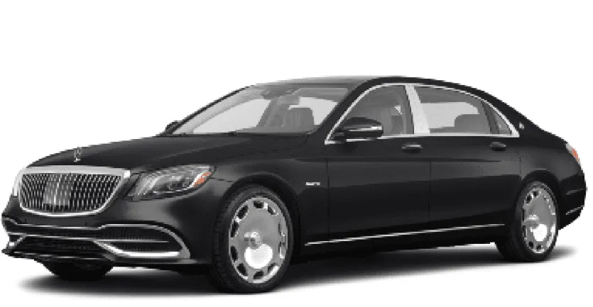 Black-painted Mercedes-Maybach ready for booking