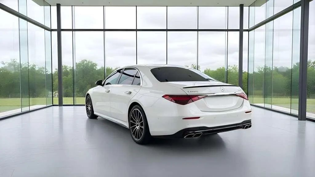White-painted Mercedes S 580 [4]