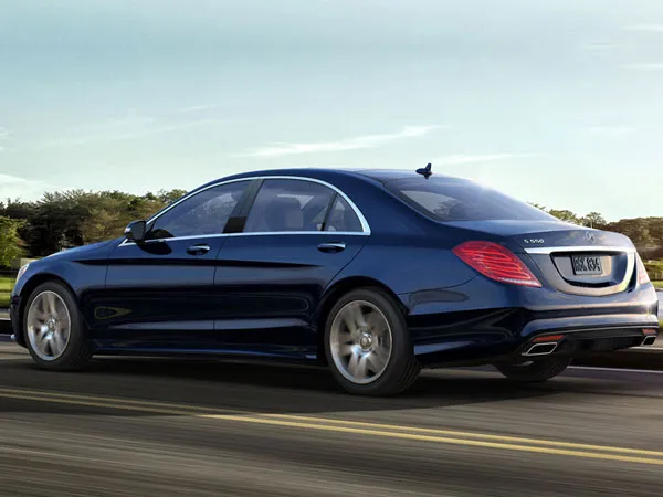 Black Mercedes-Benz S-Class, photo 2 for wedding car rental in Albany, CA