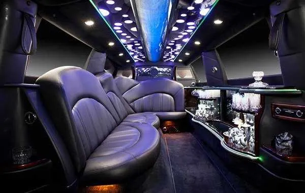 Black Lincoln MKT Limousine Black Lincoln MKT Limousine, inside view