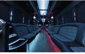 Party Bus- 40 pax interior for party bus rental
