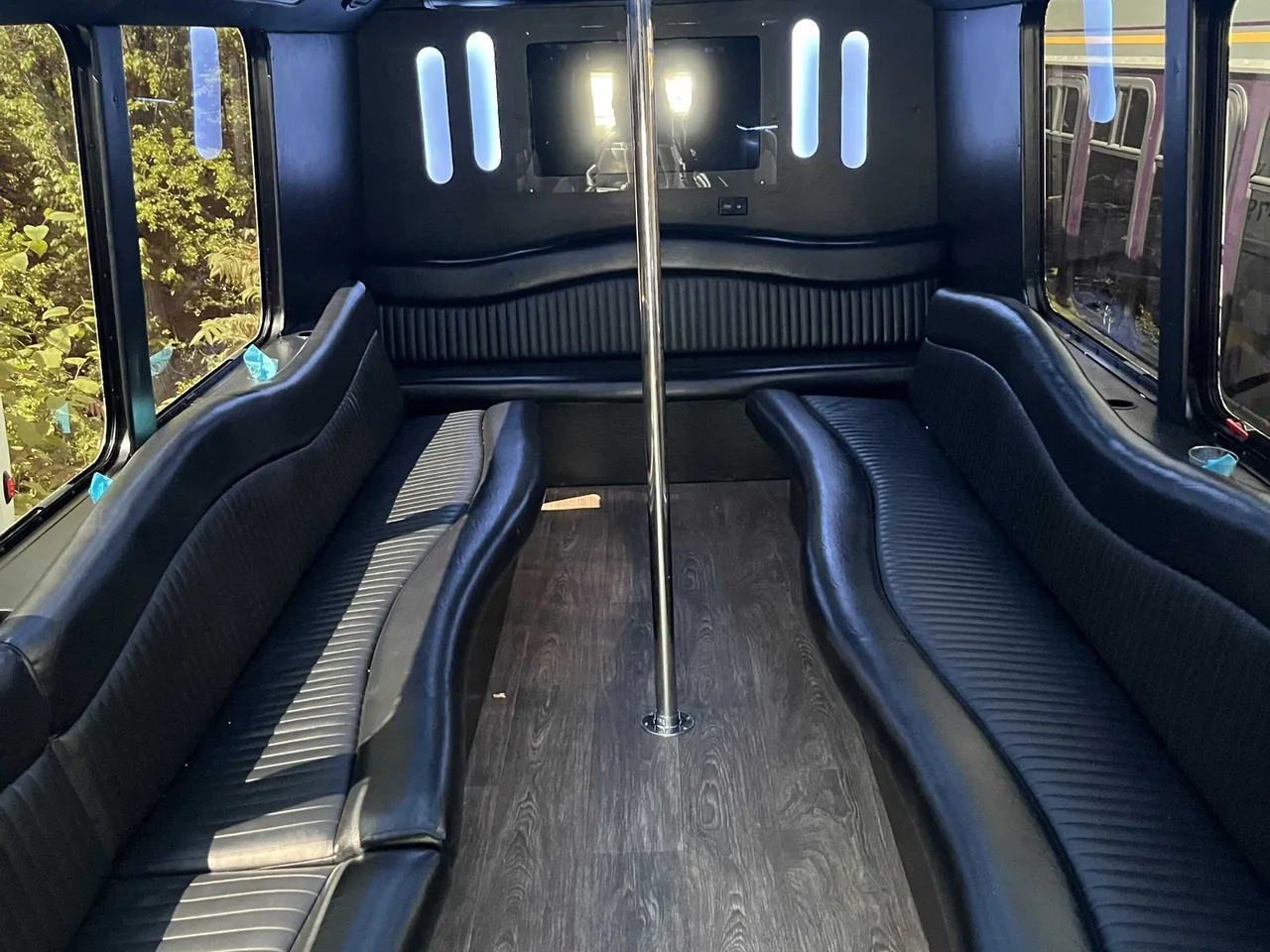 White-painted 18 Passenger Party Bus [3]