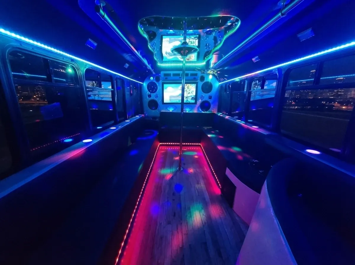 Black-painted 25 Passenger Party Bus [2]