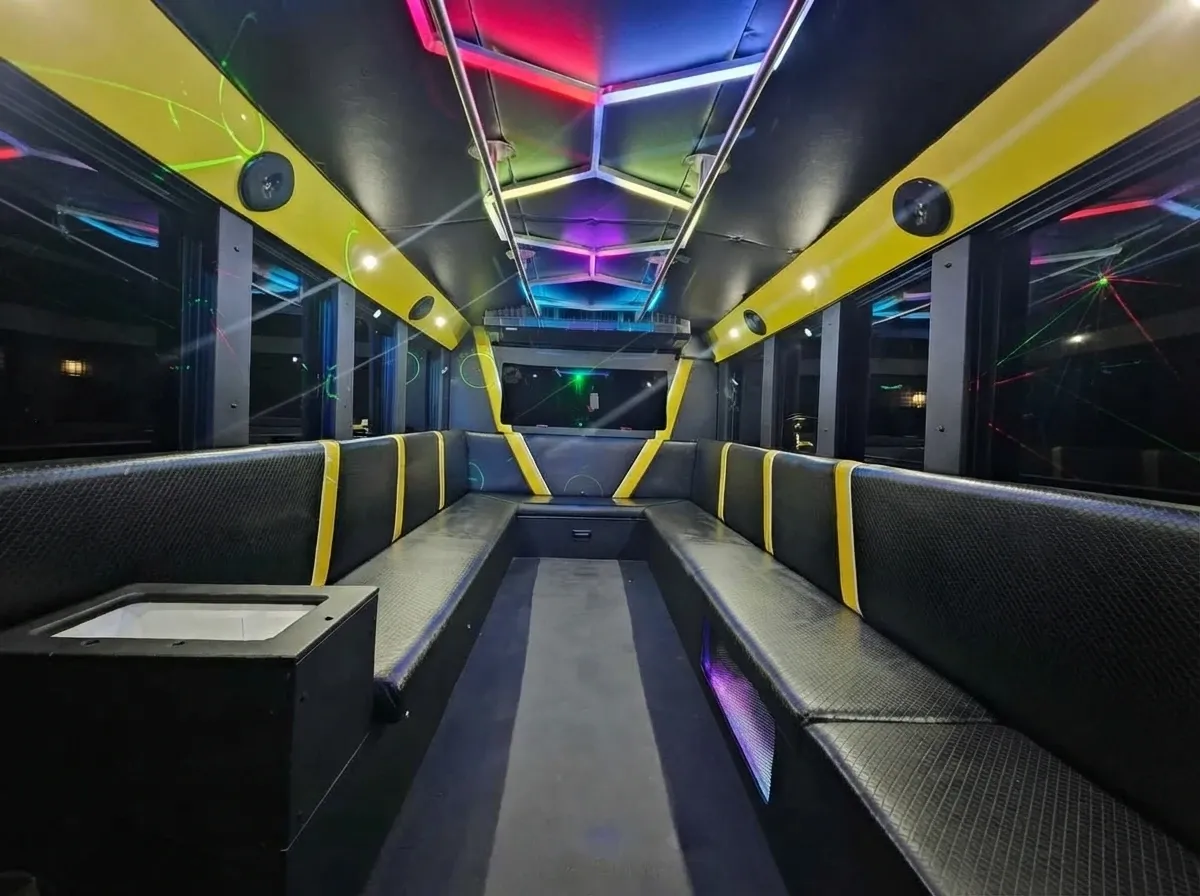 White-painted Party Time Bus [2]