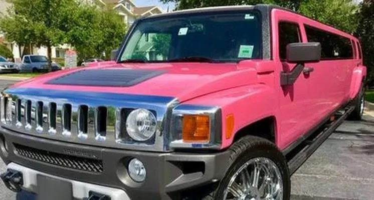 Pink Hummer Stretch Limousine Pink Hummer Stretch Limousine ready for booking