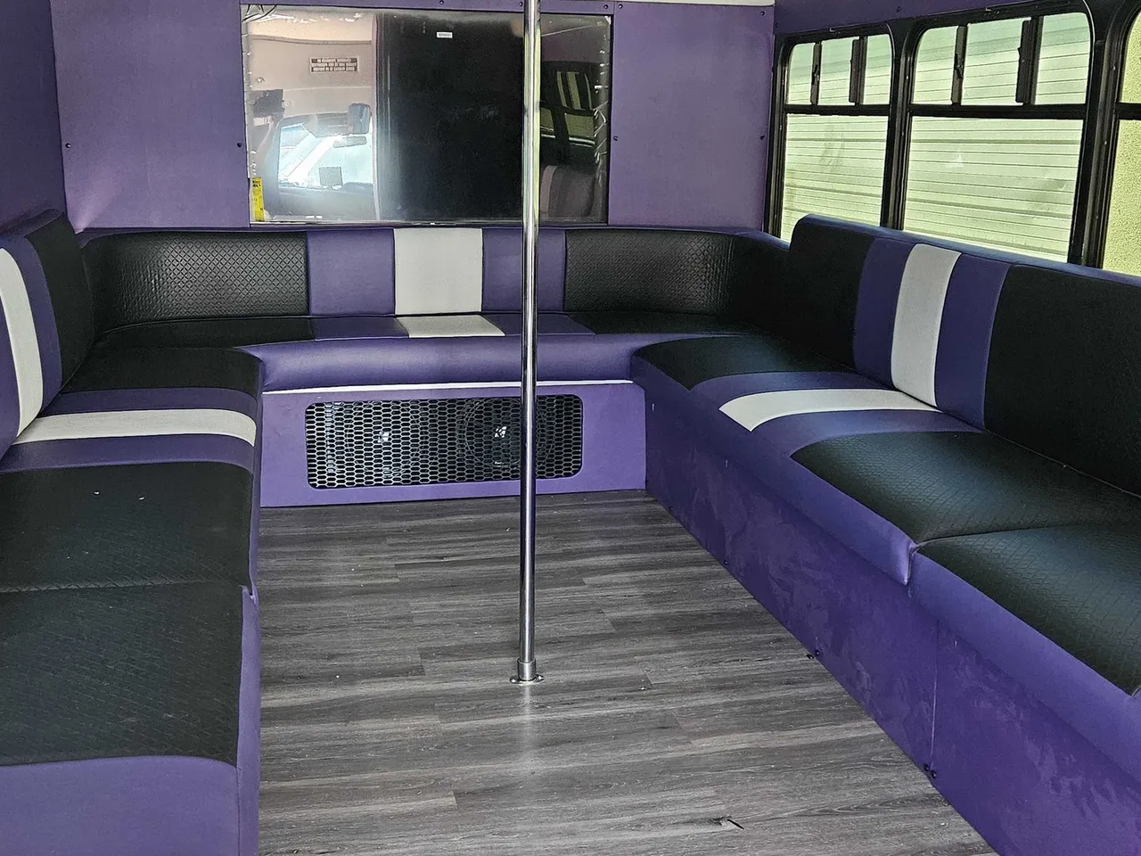 White-painted Purple Magic ready for booking
