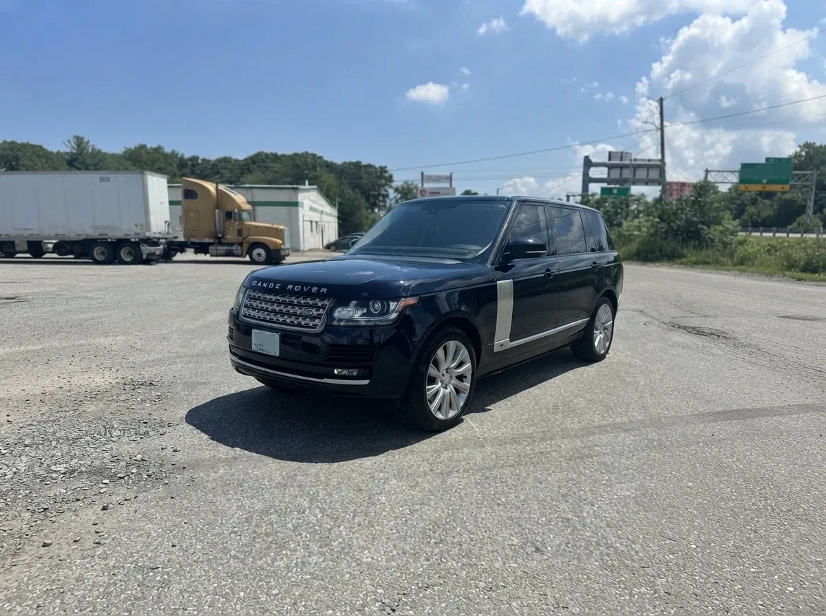 Black-painted Range Rover LWB ready for booking