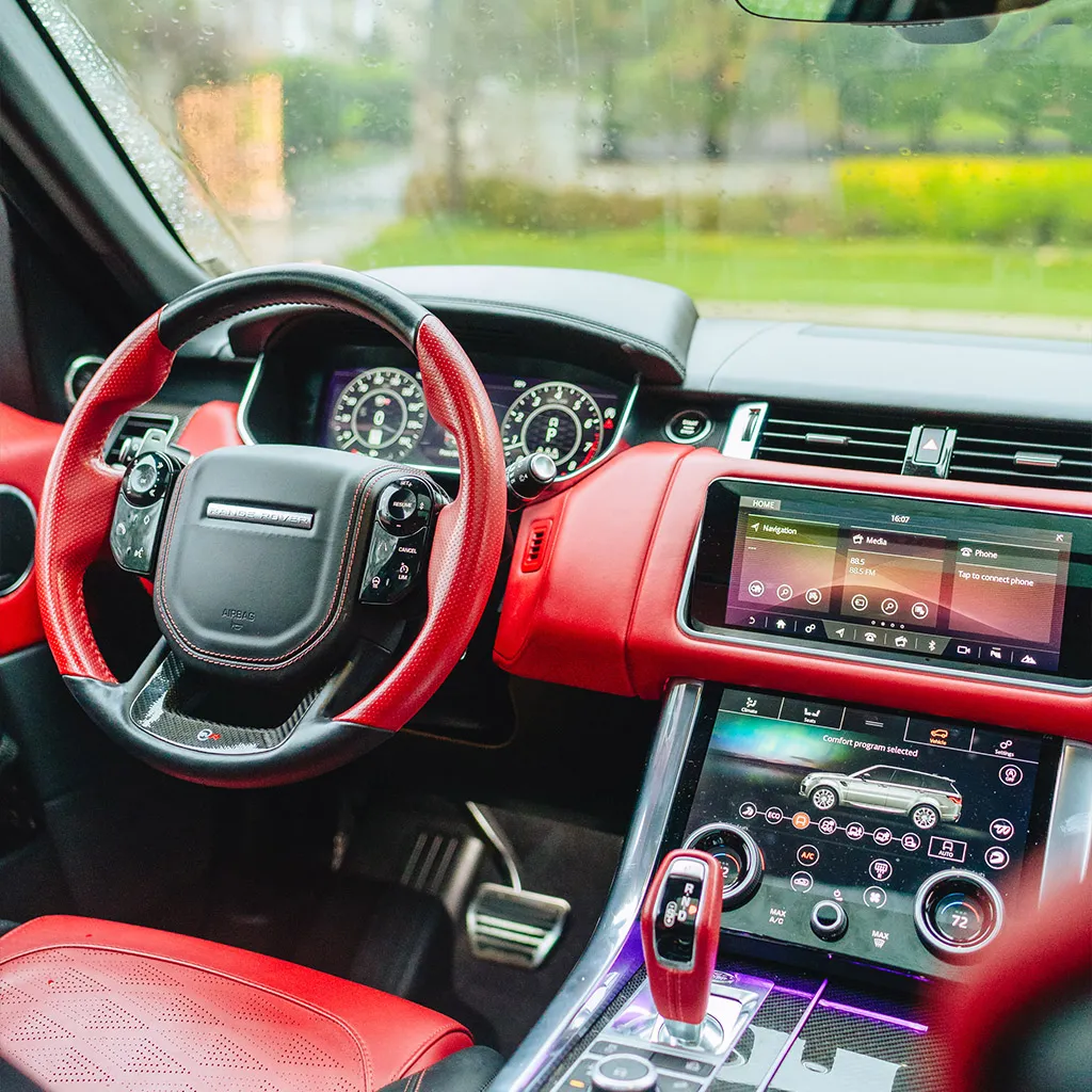 White Range Rover SVR, photo 2 for wedding car rental in Rockville, MD