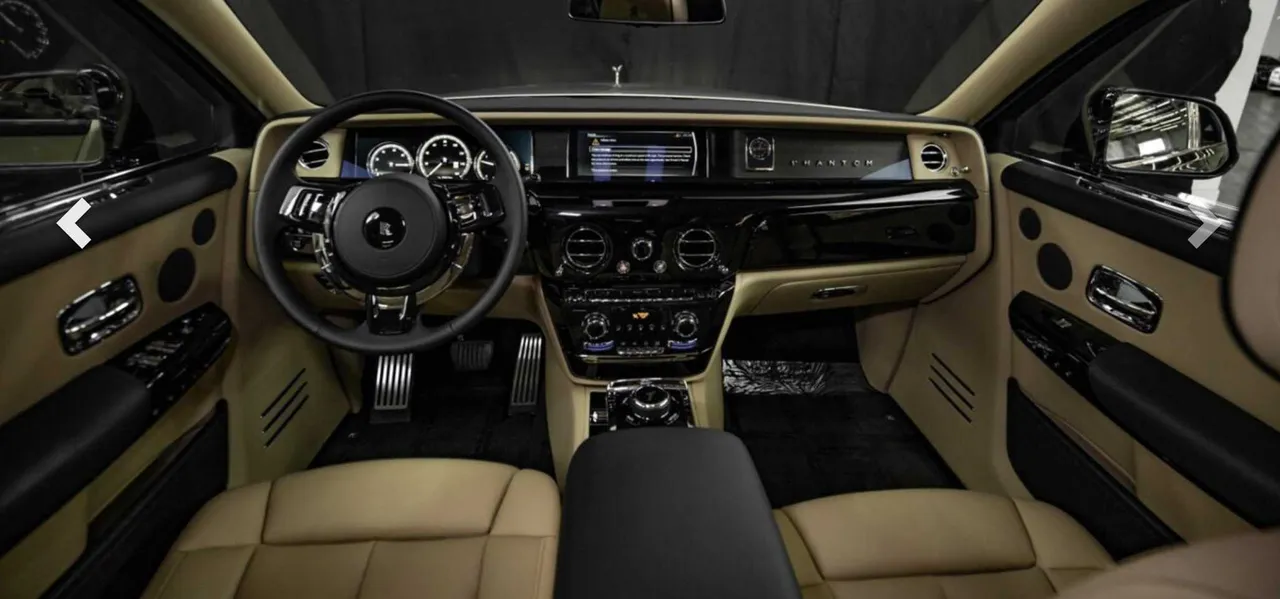 Rolls-Royce Rolls-Royce interior for wedding car rental