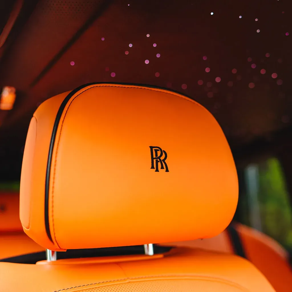 Rolls-Royce Cullinan with All Orange Interior, photo 3 for wedding car rental in Perry County, PA
