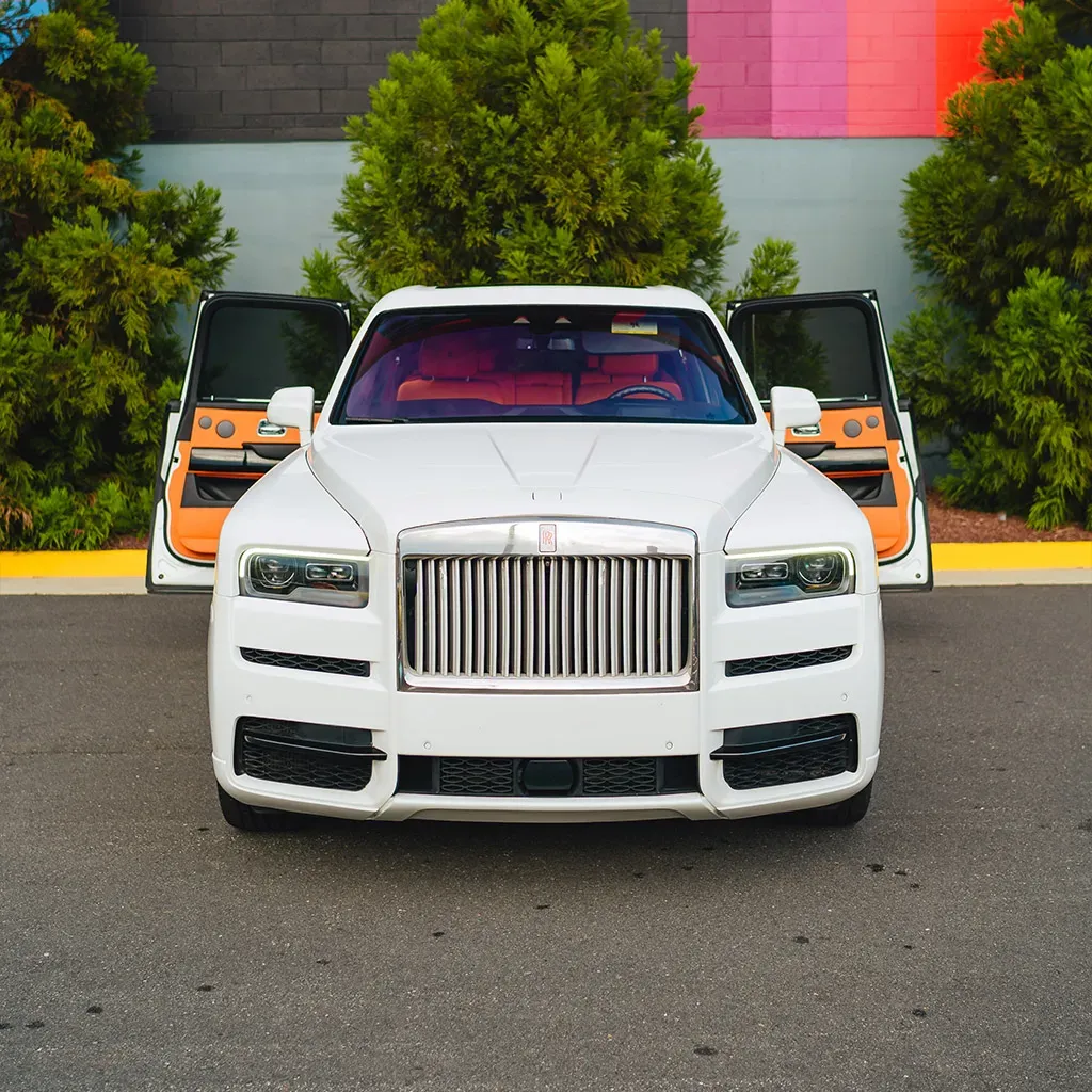 Rolls-Royce Cullinan with All Orange Interior, photo 4 for wedding car rental in Perry County, PA