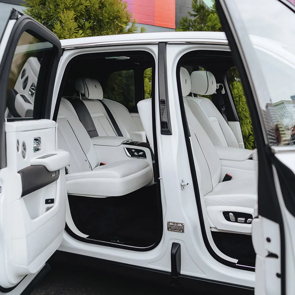 Rolls-Royce Cullinan with All White Interior, photo 5 for wedding car rental in Rockville, MD
