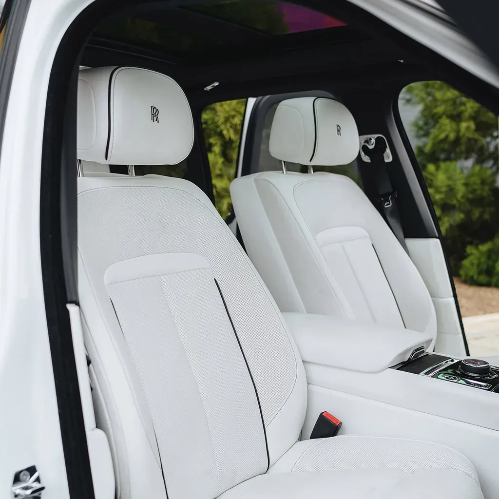 Rolls-Royce Cullinan with All White Interior, photo 6 for wedding car rental in Rockville, MD