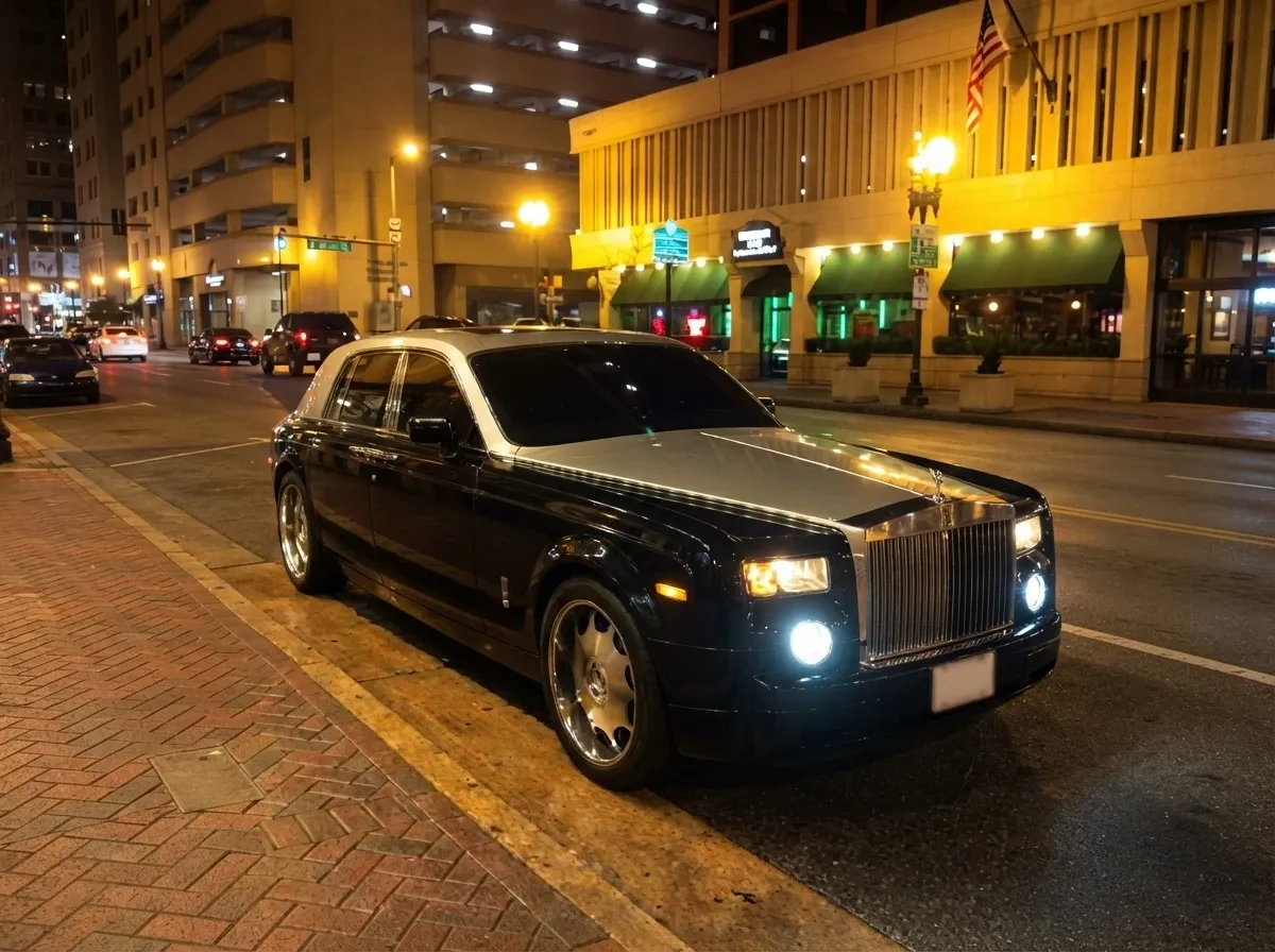 White-painted Rolls-Royce Limousine [3]