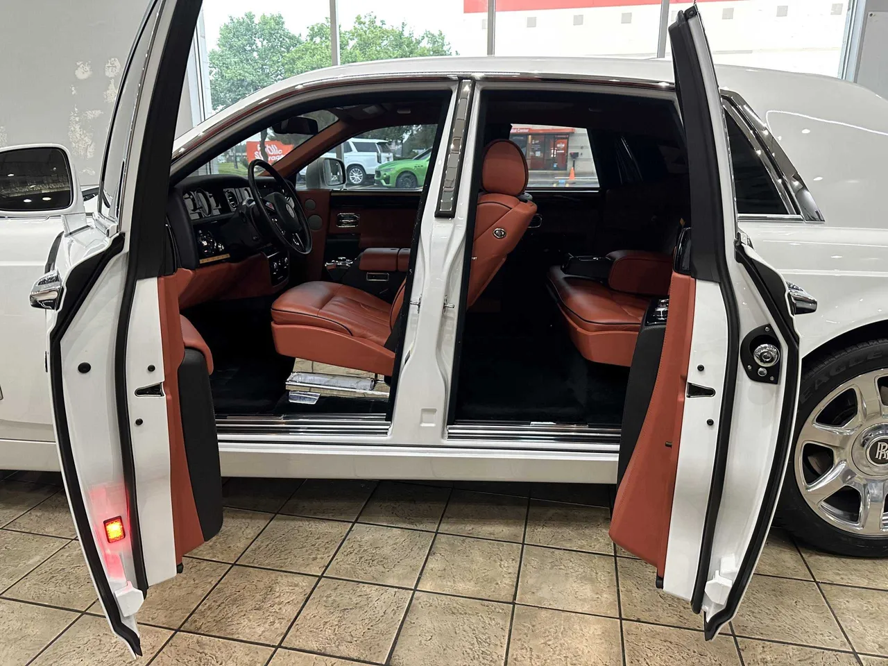 Rolls Royce Phantom interior for wedding car rental