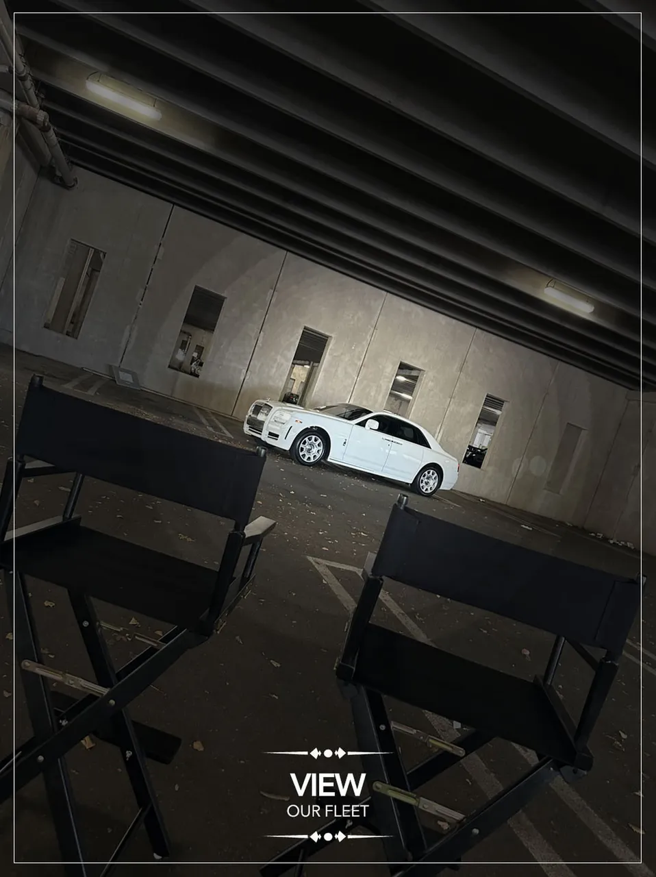 White-painted Rolls-Royce Phantom and Rolls-Royce Ghost ready for booking