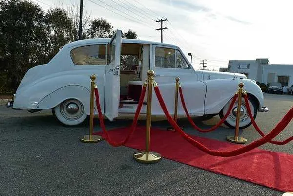 White Rolls-Royce Princess for wedding car rental in West Orange, NJ