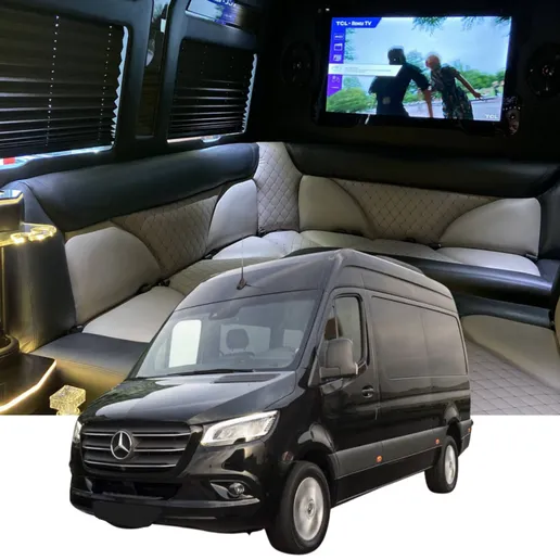 Sprinter Limousine Van Sprinter Limousine Van ready for booking