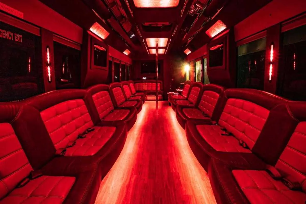 Tiffany Party bus interior, photo 2 for party bus rental