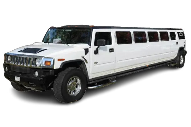 White Hummer Stretch Limousine for limo rental in Saint Paul, MN