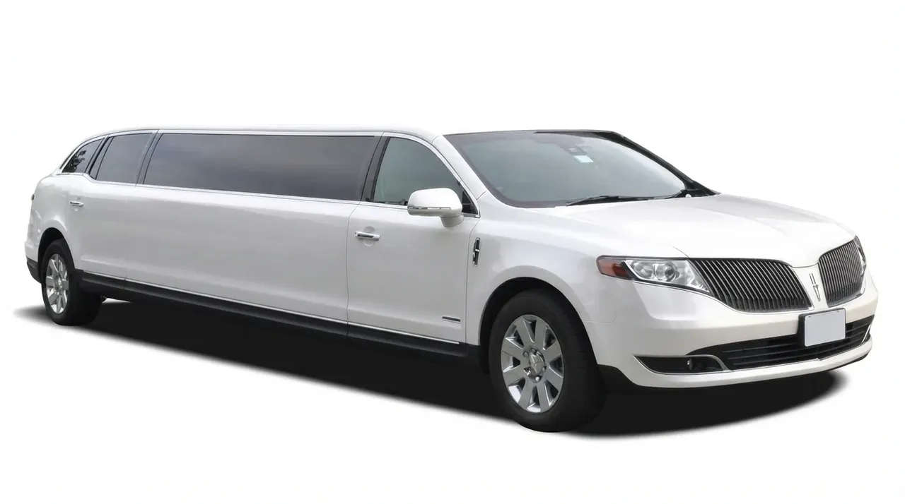 White Lincoln MKT Limousine ready for booking